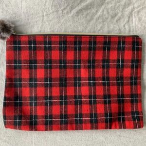 Plaid Flannel Pouch